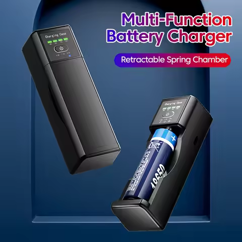 Li-ion/IMR/INR/ICR Multifunctional USB Battery Charger For 3.7V 3.6V 10400 14500 14650 18350 18500 1