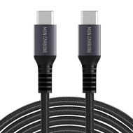 MONCARBONE 鋁合金 240W USB-C 快速充電傳輸線(2M) 黑
