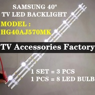 HG40AJ570MK SAMSUNG 40" TV LED BACKLIGHT(LAMPU TV)SAMSUNG 40 INCH LED TV HG40AJ570MK