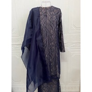 (PRELOVED) Ghaania galah panjang + cape selendang