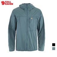 [Fjallraven Arctic Fox] Bergtagen Windshell Men's Jacket Black Rain Cloud Blue 12500171 Hooded