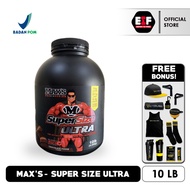 MAXS SUPER SIZE ULTRA 10 LB LBS - ULTIMATE MASS GAINER PROTEIN - MAX'S SUPERSIZE SUPERSIZED SUPER SI