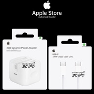 Apple 40W Dynamic Power Adapter with 60W Max iPhone 17, 16, 15, 14 Fast Charger Cable