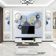 BIHUADASHI | Modern Simple TV Background 8D 3D Wallpaper