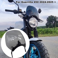 For Guerrilla 450 Guerrilla450 2024-2025 Motorcycle Windscreen Windscreen Air Deflector