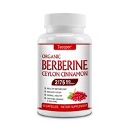 Viên nang Tecepec Himalayan Berberine + Ceylon Cinnamon hỗ trợ sức khỏe tim mạch và chuyển hóa carbo