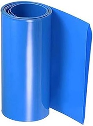 18650 21700 Battery Heat Shrink Wrap Tube,1 Roll Blue 9.8ft Length 450mm(17.7in) Width Heat Shrink T