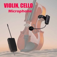 [themremain]-2.4G Wireless Microphone System for Violin Cello Guitar Clip-on 50 Meters Range