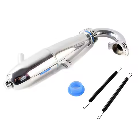 RC HSP 81084 Aluminum Exhaust Pipe For 1/8 Scale Models 28CXP Nitro Engine Motor Buggy Monster Truck