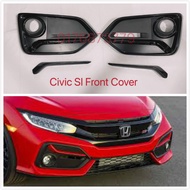 Honda Civic FC Si 2020 bumper garnish/ Fog lamp cover/ Rea bumper cover