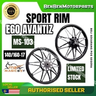 YAMAHA EGO AVANTIZ SPORT RIM MS103 1.40/1.60-17 BLACK 20T ORIGINAL MAGICBOY