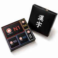 KIOKU บัตรคันจิ ภาษาญี่ปุ่น N1-N5 สำหรับผู้ที่ศึกษาภาษาญี่ปุ่น หรือเตรียมความพร้อมสอบวัดระดับภาษาญี่