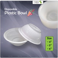 Disposable Plastic Bowl 4", 5", 6" / Catering Party PP Bowl / Mangkuk Mangkok Plastik