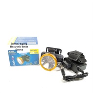 Senter Kepala Push On HL2825 Cahaya Kuning Warm White 25W LED Super Te