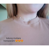 Pearl necklace _ pearl necklace _ pearl necklace _ Transparent Women's necklace