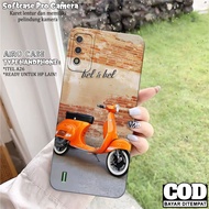 ITEL A26 Case - ITEL A26 Softcase - VESPA Fashion Case - ITEL A26 Casing - Pro Camera Softcase - Tpu