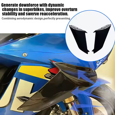 For Suzuki GSX-R600 GSX-R750 Winglet GSX-R1000 2003-2016 Motorcycle Fairing Fixed Wing Spoiler K3 K4