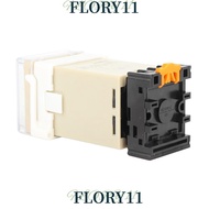 FLORY11 Time Relay, 220V DH48S‑2Z Digital Time Relay, Precision Timing with Socket Base 0.01S-99H99M