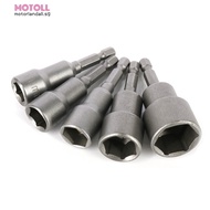 [MOTOLL] 65mm Long 5.5-19mm Hexagon Nut Driver Drill Bit Socket Wrench Extension Sleeve