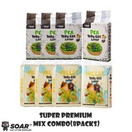 SOAR  Premium Tofu Cat Litter Mix Millet Combo (8packs)