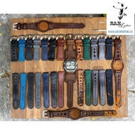 Genuine cowhide watch strap for Seiko 5 / Casio AE 1200 WHD / Casio AE 1200 WH / Casio 1200WHD / 100