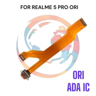 FLEXIBLE CONNECTOR CAS PCB BOARD REALME 5 PRO ORIGINAL 100% PLUS IC CONNECTOR CHARGER