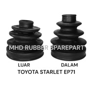 Toyota Starlet Ep71 Cv Joint Axle Boot Rubber