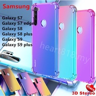 Acrylic phone case / Samsung Galaxy S7 S8 S9 Edge Plus