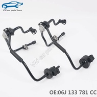 06J133781CC Canister solenoid valve assembly With vacuum tube For VW Passat B7 Tiguan Touran Jetta S