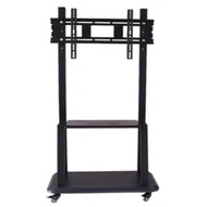 TV Mobile Cart With Wheels/Moveable Trolley Stand Monitor Screen Stand/Come with own tv bracket/Fits 32inch to 65inch