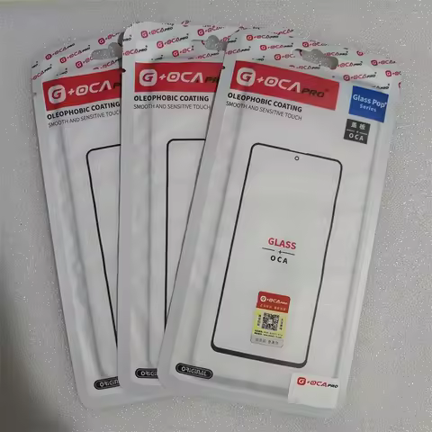 2Pcs Outer Screen+OCA For Xiaomi Redmi 12 12C Front Touch Panel LCD Display Screen Outer Glass Cover