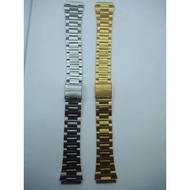 Adaptation of Casio AQ-230 A-159W A158WA A168 F91W B40W stainless steel metal strap accessories 18mm