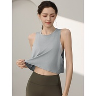 Women's Loose Sleeveless Sports Tank Top - Premium Running Yoga Gym Workout Shirt Summer Athletic Co