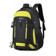 Large capacity outdoor travel day bag, 45L waterproof hiking backpack with independent shoe compartm