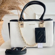 tas charles and keith - broken white