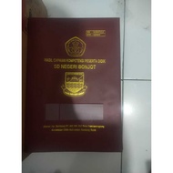 MINIMAL Custom embossed report card cover folder | Minimum order 30 pcs