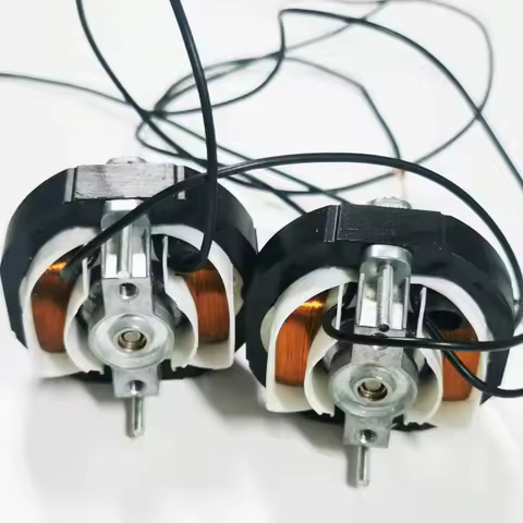 YJ58-12 CW Clockwise 2 Poles 4mm Shaft Dia 2600RPM Shaded Pole Motor AC220V 12-14W Around Ventilator