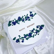 花蔓生日蛋糕 造型 客製卡通 翻糖 滿周年 結婚親節 6 8吋 宅配