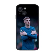 เคสโทรศัพท์มือถือแบบนิ่มเคลือบด้านสำหรับ Apple iPhone 15 pro Max 14 pro Mate 60 P Samsung ของนักฟุตบ