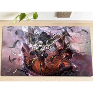 New YuGiOh Playmat Red Cartesia, The Virtuous TCG CCG Board Trading Card Game Mouse Pad Rubber Desk Mat EWRG