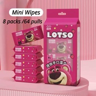 strawberry bear wet wipes tissue disposable lotso