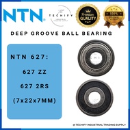 NTN 627 ZZ/2RS DEEP GROOVE JAPAN BALL BEARING 627 ZZ 627 2RS  100% ORIGINAL MADE IN JAPAN