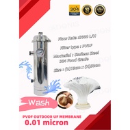 PVDF UF Membrane Stainless Steel Water Filter 0.01 Micron Whole House Filter System PVDF3000 PVDF Me