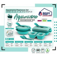 Biggy Aquamarine Prasmanan Set Serving Set