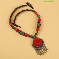 MOCHO Ethnic Head Chain Tibetan Jewelry Retro Bohemia Necklace Bohemia Tiara