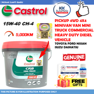 Castrol CRB Mini Truck 15W-40 CH-4 ( 7.5L ) For Diesel Car Ford Ranger  Nissan Navara  Toyota Hilux 