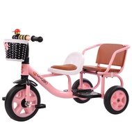🚢Factory direct sales Baby Stroller Children's Double Tricycle Bicycle Baby Twin Stroller Can Be Sent on Behalf