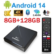 TV98 ATV Pro TV Box Android 14 Smart Home Theater HD 4K 8K Allwinner H313 8G 128G BT5.0 Media Play W