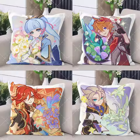 2025 GS IMPACT Game Anime Cos Nahida Tartaglia Mavuika Kamisato Ayaka Albedo Unisex 45cm Cartoon Cut