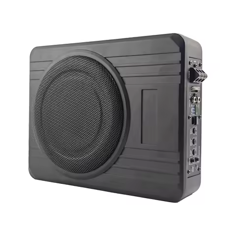Factory Car Audio Subwoofer Built-in Amplifier 8 /10 Inch Slim Active Subwoofer Speakers Strong Bass